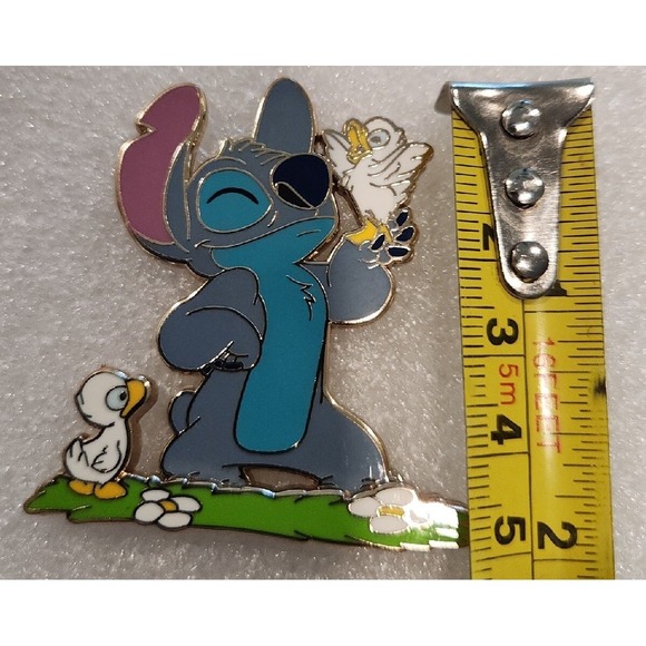 Disney Pin STITCH TALKS TO DUCKLINGS PP Preproduction Sample Proof LE 00009 - Picture 3 of 6